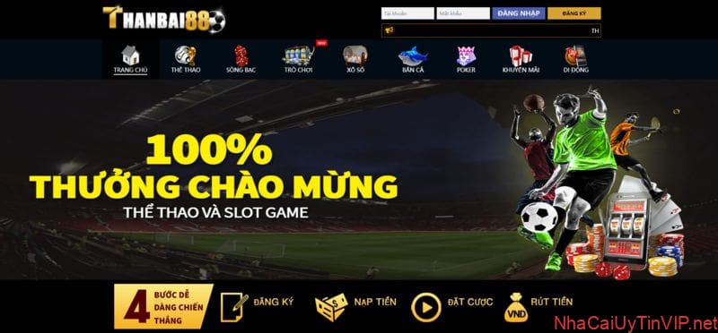Website Thanbai88 lừa đảo không cho người chơi rút tiền.